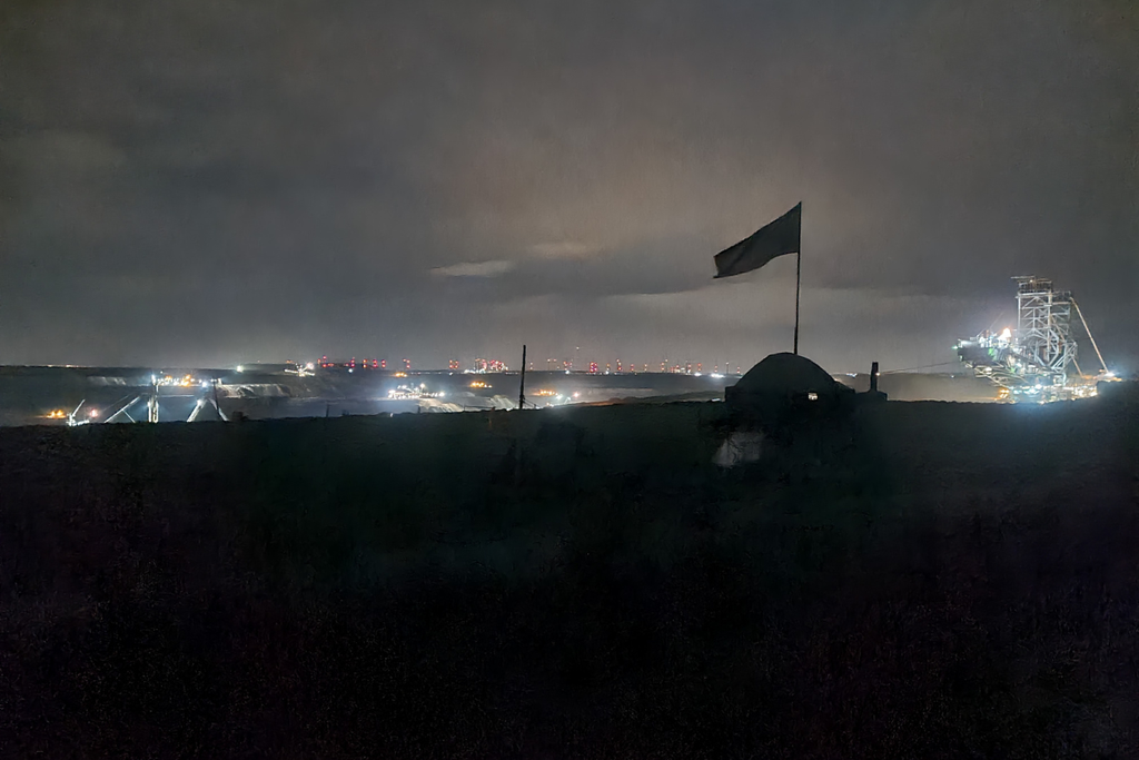 Silvester 2022 Tagebau Garzweiler Lützerath